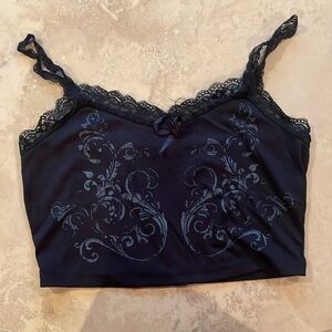 Super cropped Lacey Cami size large